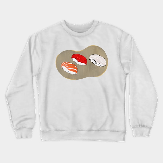 Sushi - Nigiri Mix - black Crewneck Sweatshirt by Uwaki